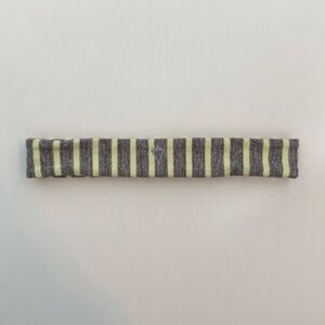 Striped Gray and Yellow Kids Headband